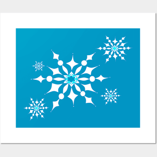 Snowflakes for Winter Posters and Art